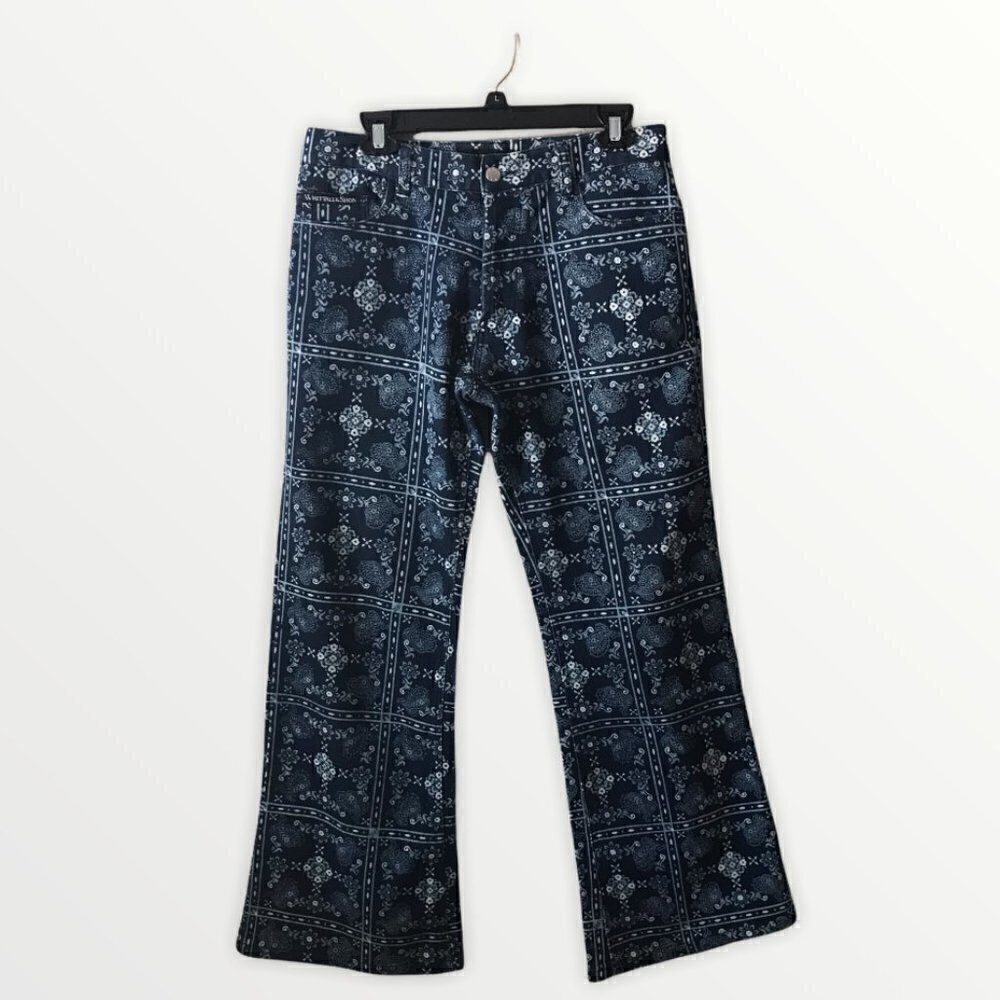 Whittall & Shon Bohemian Tailored  Wide Leg Jeans